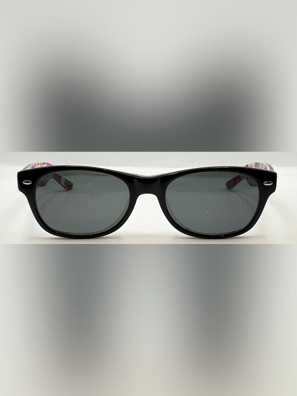 Vera Bradley Leigh Black Oval Sunglasses Frames Only - Picture 3 of 8